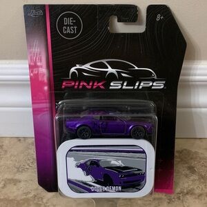 Jada Pink Slips Purple Dodge Demon Die-Cast Car NEW